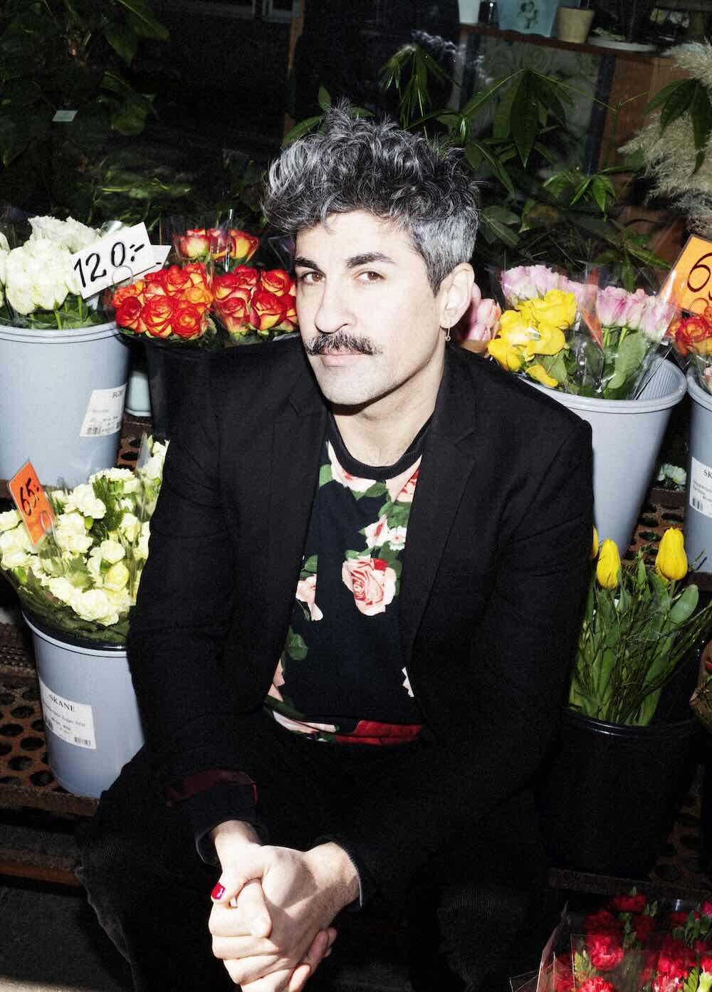 Foad at the flower shop